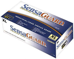 MCR Safety - Size S, 5 mil, Industrial Grade, Powder Free Latex Disposable Gloves - Clear, Smooth Beaded Rolled Cuffs, FDA Approved, Ambidextrous - Benchmark Tooling