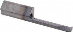 HORN - 0.118" Min Bore Diam, 0.591" Max Bore Depth, 2.3mm Shank Diam, Profile Boring Bar - 0.004" Corner Radius, Right Hand Cut, Solid Carbide, TiN Finish - Exact Industrial Supply