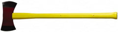 NUPLA - 3-1/2 Lb Head Double Bit Axe - 36" OAL, Fiberglass Ergo Dual Component Handle - Benchmark Tooling