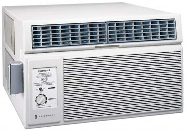 Friedrich - 14,500/14,000 BTU, 230/208 Volt Window Air Conditioner - 6.9/7.4 Amp Rating, 9.7 EER Rating, 15 Min Circuit Amperage, 25" Wide x 27-3/8" Deep x 15" High - Benchmark Tooling