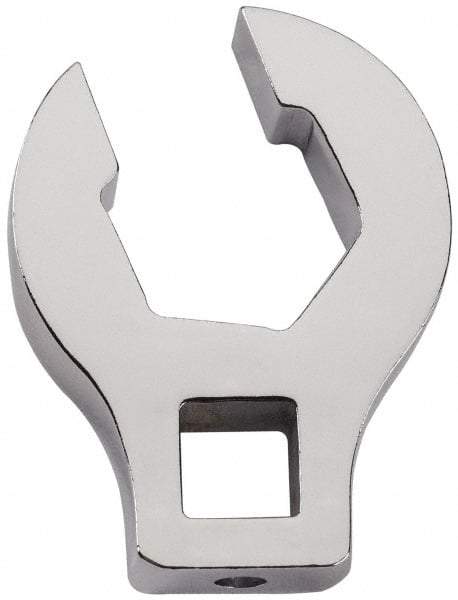 Proto - 9mm 6 Point 3/8" Drive Chrome Flare Nut Crowfoot Wrench - 29/32" Head Diam x 1/4" Head Thickness, 1-5/16" OAL - Benchmark Tooling