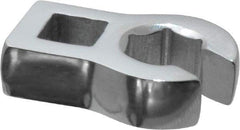 Proto - 12mm 6 Point 3/8" Drive Chrome Flare Nut Crowfoot Wrench - 1-3/32" Head Diam x 1/4" Head Thickness, 1-1/2" OAL - Benchmark Tooling