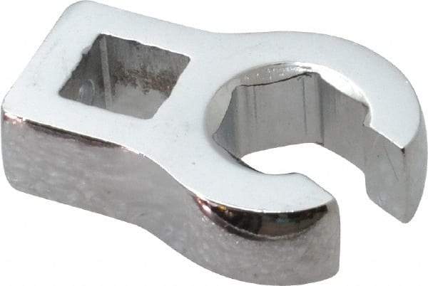 Proto - 13mm 6 Point 3/8" Drive Chrome Flare Nut Crowfoot Wrench - 1-3/32" Head Diam x 1/4" Head Thickness, 1-9/16" OAL - Benchmark Tooling