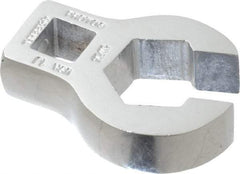 Proto - 11/16" 6 Point 3/8" Drive Chrome Flare Nut Crowfoot Wrench - 1-17/32" Head Diam x 1/4" Head Thickness, 1.81" OAL - Benchmark Tooling