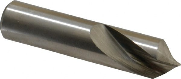 Keo - 7/16" Body Diam, 90°, 2" OAL, High Speed Steel Spotting Drill - Benchmark Tooling