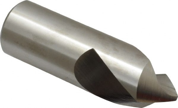 Keo - 1-1/4" Body Diam, 90°, 4" OAL, High Speed Steel Spotting Drill - Benchmark Tooling