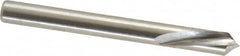 Keo - 1/8" Body Diam, 90°, 1-1/4" OAL, High Speed Steel Spotting Drill - Benchmark Tooling