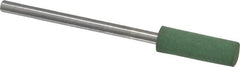Value Collection - 5mm Max Diam x 15mm Long, Cylinder, Rubberized Point - Fine Grade, Ceramic, Mounted - Benchmark Tooling