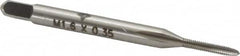 Cleveland - M1.6x0.35 Metric Coarse 6H 2 Flute Bright Finish High Speed Steel Straight Flute Standard Hand Tap - Plug, Right Hand Thread, 1-5/8" OAL, 0.31" Thread Length, D3 Limit, Oversize - Exact Industrial Supply
