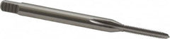 Cleveland - M2x0.40 Metric Coarse 6H 3 Flute Bright Finish High Speed Steel Straight Flute Standard Hand Tap - Plug, Right Hand Thread, 44.45mm OAL, 0.44" Thread Length, D3 Limit, Oversize - Exact Industrial Supply