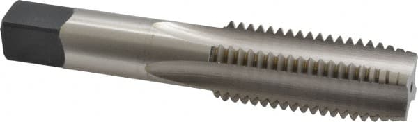 Cleveland - M24x3.00 Metric Coarse 6H 4 Flute Bright Finish High Speed Steel Straight Flute Standard Hand Tap - Plug, Right Hand Thread, 4.906" OAL, 2.22" Thread Length, D8 Limit, Oversize - Exact Industrial Supply