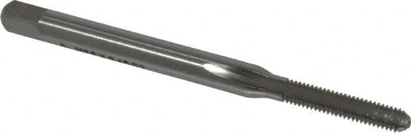 Cleveland - M2.5x0.45 Metric Coarse 6H 3 Flute Bright Finish High Speed Steel Straight Flute Standard Hand Tap - Bottoming, Right Hand Thread, 1.813" OAL, 12.7mm Thread Length, D3 Limit, Oversize - Exact Industrial Supply