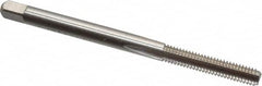 Cleveland - M3.5x0.60 Metric Coarse 6H 3 Flute Bright Finish High Speed Steel Straight Flute Standard Hand Tap - Bottoming, Right Hand Thread, 50.8mm OAL, 0.38" Thread Length, D4 Limit, Oversize - Exact Industrial Supply