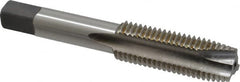 Cleveland - M16x2.00 Metric Coarse, 3 Flute, Bright Finish, High Speed Steel Spiral Point Tap - Plug Chamfer, Right Hand Thread, 3-13/16" OAL, 1.81" Thread Length, 6H Class of Fit, Series 1011 - Exact Industrial Supply