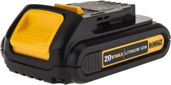 DeWALT - 20 Volt Lithium-Ion Power Tool Battery - 1.5 Ahr Capacity, 1/2 hr Charge Time, Series 20V Max - Benchmark Tooling