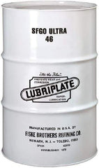 Lubriplate - 55 Gal Drum, ISO 46, SAE 20, Air Compressor Oil - 5°F to 380°, 220 Viscosity (SUS) at 100°F, 52 Viscosity (SUS) at 210°F - Benchmark Tooling