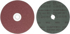 3M - 7" Diam 5/8-11 Threaded Hole 80 Grit Fiber Disc - Medium Grade, Ceramic, 8,600 Max RPM, Series 982C - Benchmark Tooling