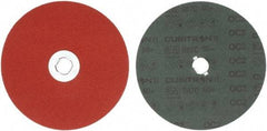 3M - 7" Diam 5/8-11 Threaded Hole 60 Grit Fiber Disc - Medium Grade, Ceramic, 8,600 Max RPM, Series 987C - Benchmark Tooling