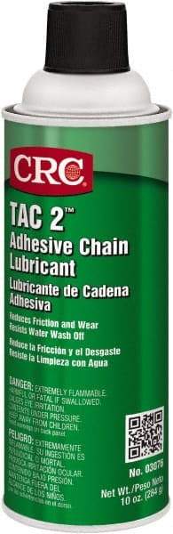 CRC - 16 oz Aerosol Adhesive Chain & Cable Lubricant - Blue, 350°F - Benchmark Tooling