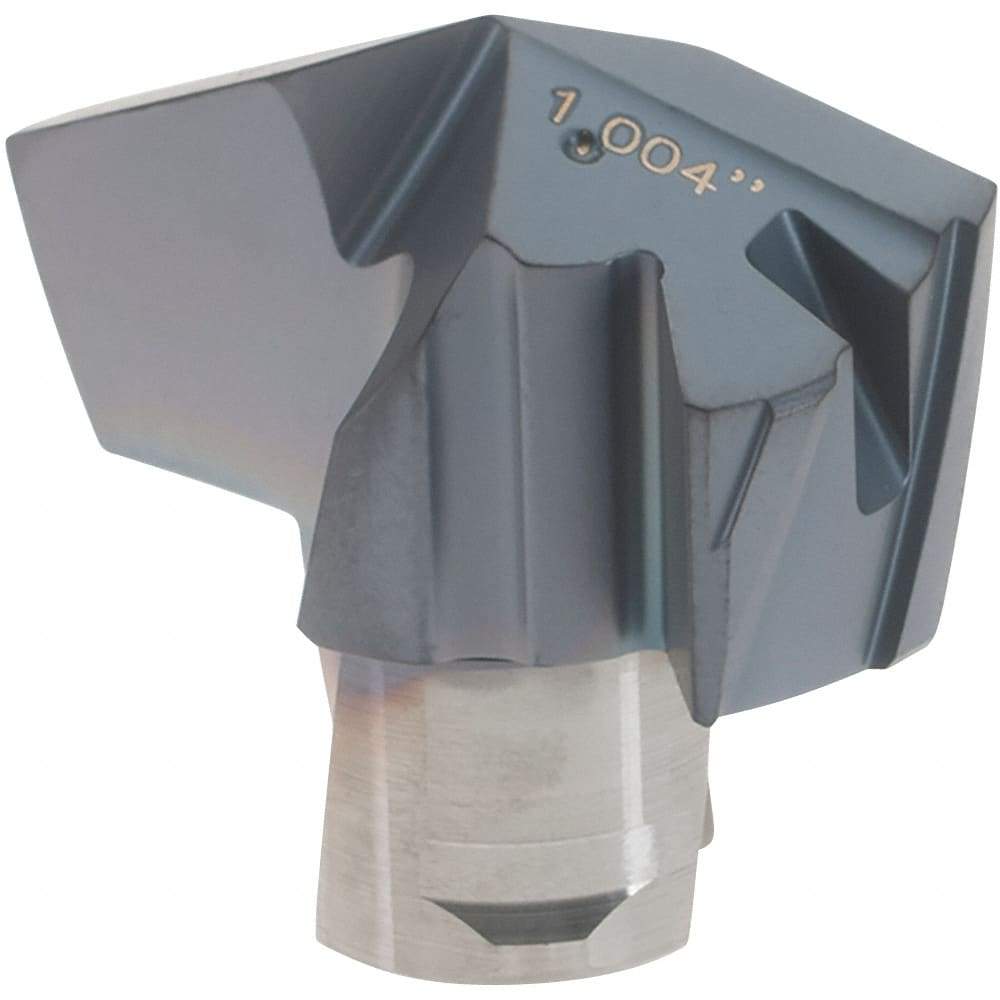 Iscar - Series ICP-2M, 1.004" Diam Grade IC908 140° Replaceable Drill Tip - Carbide, TiAlN Finish, 25 Seat Size, Through Coolant - Benchmark Tooling