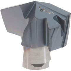 Iscar - Series ICP-2M, 1.004" Diam Grade IC908 140° Replaceable Drill Tip - Carbide, TiAlN Finish, 25 Seat Size, Through Coolant - Benchmark Tooling