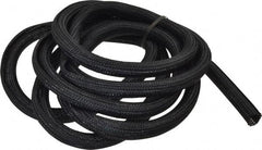 Techflex - Black Braided Cable Sleeve - 10' Coil Length, -103 to 257°F - Benchmark Tooling