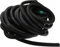 Techflex - Black Braided Cable Sleeve - 50' Coil Length, -103 to 257°F - Benchmark Tooling