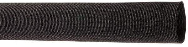 Techflex - 2.86" ID Black Woven Sleeving for Hoses - 100' Long, -50 to 248°F - Benchmark Tooling