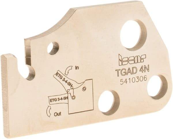 Iscar - 0.146 to 0.177" Groove Width, Right Hand Cut, TGAD Indexable Grooving Blade - 0.126 Seat Size, TAG N-A, TAG N-C/W/M, TAG N-J/JS/JT, TAG N-LF, TAG N-MF, TAG N-UT, TAG R/L-C, TAG R/L-J/JS Insert Style, Series Tang-Grip - Benchmark Tooling