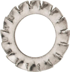 Value Collection - M10 Screw, 10.5mm ID, Stainless Steel External Tooth Lock Washer - 18mm OD, Uncoated, Grade 316 & Austenitic A4 - Benchmark Tooling