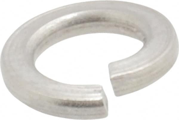 Value Collection - M5, 5.1mm ID, 9.2mm OD, 1.2mm Thick Split Lock Washer - 316 Austenitic Grade A4 Stainless Steel, Uncoated, 5.1mm Min ID, 5.4mm Max ID, 9.2mm Max OD - Benchmark Tooling