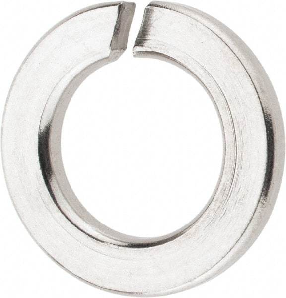Value Collection - M10, 10.2mm ID, 18.1mm OD, 2.2mm Thick Split Lock Washer - 316 Austenitic Grade A4 Stainless Steel, Uncoated, 10.2mm Min ID, 10.7mm Max ID, 18.1mm Max OD - Benchmark Tooling
