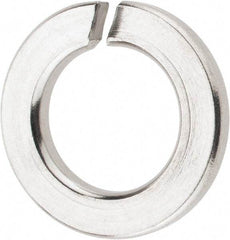 Value Collection - M10, 10.2mm ID, 18.1mm OD, 2.2mm Thick Split Lock Washer - 316 Austenitic Grade A4 Stainless Steel, Uncoated, 10.2mm Min ID, 10.7mm Max ID, 18.1mm Max OD - Benchmark Tooling