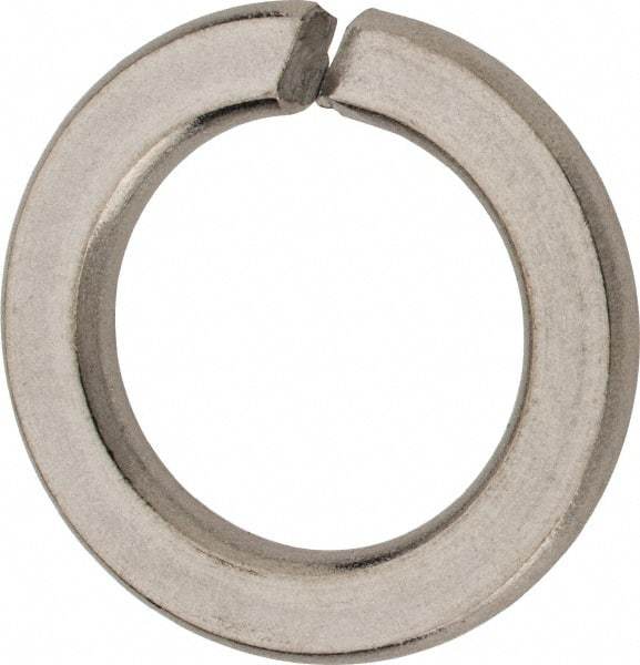 Value Collection - M18, 18.2mm ID, 29.4mm OD, 3.5mm Thick Split Lock Washer - 316 Austenitic Grade A4 Stainless Steel, Uncoated, 18.2mm Min ID, 19mm Max ID, 29.4mm Max OD - Benchmark Tooling