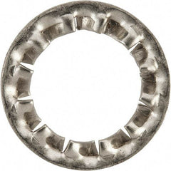 Value Collection - M12 Screw, 13mm ID, Stainless Steel Internal Tooth Lock Washer - 20.5mm OD, Uncoated, Grade 316 & Austenitic A4 - Benchmark Tooling