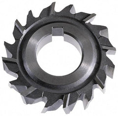 Keo - 4" Diam x 1-1/8" Width of Cut, 18 Teeth, High Speed Steel Side Milling Cutter - Staggered Teeth, Uncoated - Benchmark Tooling