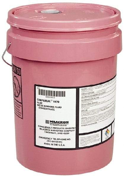 Cimcool - Cimperial 1060CF, 5 Gal Pail Cutting & Grinding Fluid - Water Soluble, For Drilling, Form Tapping, Reaming, Sawing - Benchmark Tooling