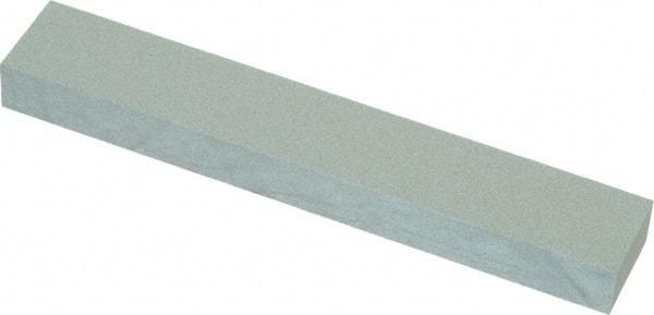 Made in USA - 4-1/4" Long x 3/4" Diam x 3/8" Thick, Silicon Carbide Sharpening Stone - Round, Medium Grade - Benchmark Tooling