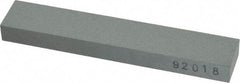 Made in USA - 4-1/4" Long x 3/4" Diam x 3/8" Thick, Silicon Carbide Sharpening Stone - Round, Fine Grade - Benchmark Tooling