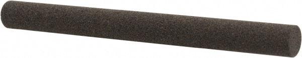 Made in USA - 4" Long x 3/8" Diam x 3/8" Thick, Aluminum Oxide Sharpening Stone - Round, Coarse Grade - Benchmark Tooling