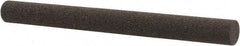 Made in USA - 4" Long x 3/8" Diam x 3/8" Thick, Aluminum Oxide Sharpening Stone - Round, Coarse Grade - Benchmark Tooling