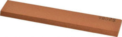 Made in USA - 5" Long x 1" Wide x 3/16" Thick, Aluminum Oxide Sharpening Stone - Rectangle, Fine Grade - Benchmark Tooling