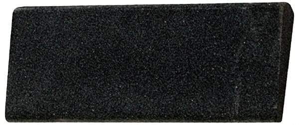 Made in USA - 4-1/2" Long x 1-3/4" Diam x 1/2" Thick, Silicon Carbide Sharpening Stone - Round, Coarse Grade - Benchmark Tooling