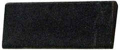 Made in USA - 4-1/2" Long x 1-3/4" Diam x 3/8" Thick, Aluminum Oxide Sharpening Stone - Round, Coarse Grade - Benchmark Tooling