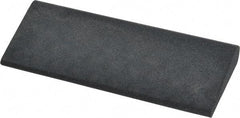 Made in USA - 4-1/2" Long x 1-3/4" Diam x 1/2" Thick, Silicon Carbide Sharpening Stone - Round, Medium Grade - Benchmark Tooling