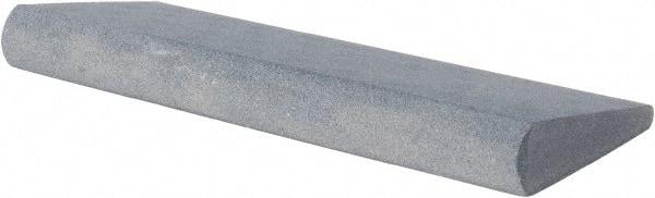 Made in USA - 4-1/2" Long x 1-3/4" Diam x 1/2" Thick, Silicon Carbide Sharpening Stone - Round, Fine Grade - Benchmark Tooling