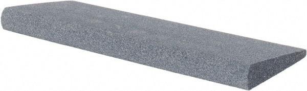 Made in USA - 4-1/2" Long x 1-3/4" Diam x 3/8" Thick, Silicon Carbide Sharpening Stone - Round, Medium Grade - Benchmark Tooling