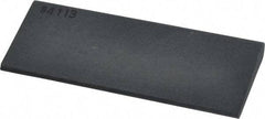 Made in USA - 4-1/2" Long x 1-3/4" Diam x 3/8" Thick, Silicon Carbide Sharpening Stone - Round, Fine Grade - Benchmark Tooling