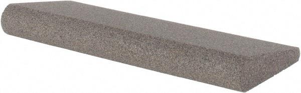 Made in USA - 4-1/2" Long x 1-3/4" Diam x 1/2" Thick, Aluminum Oxide Sharpening Stone - Round, Coarse Grade - Benchmark Tooling