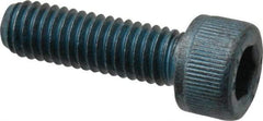 Metric Blue - M6x1.00 Metric Coarse Hex Socket Drive, Socket Cap Screw - Grade 12.9 Alloy Steel, Metric Blue Finish, Fully Threaded, 20mm Length Under Head - Benchmark Tooling